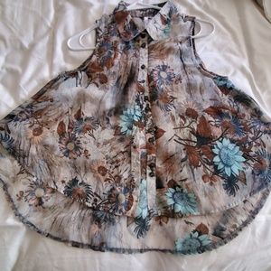 Mona B Sheer Summer Blouse